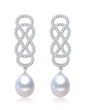 Caroline – Drop Pearl Earring