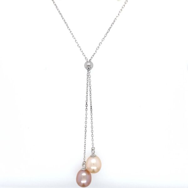 Nadia - Freshwater Pearl Drop Necklace
