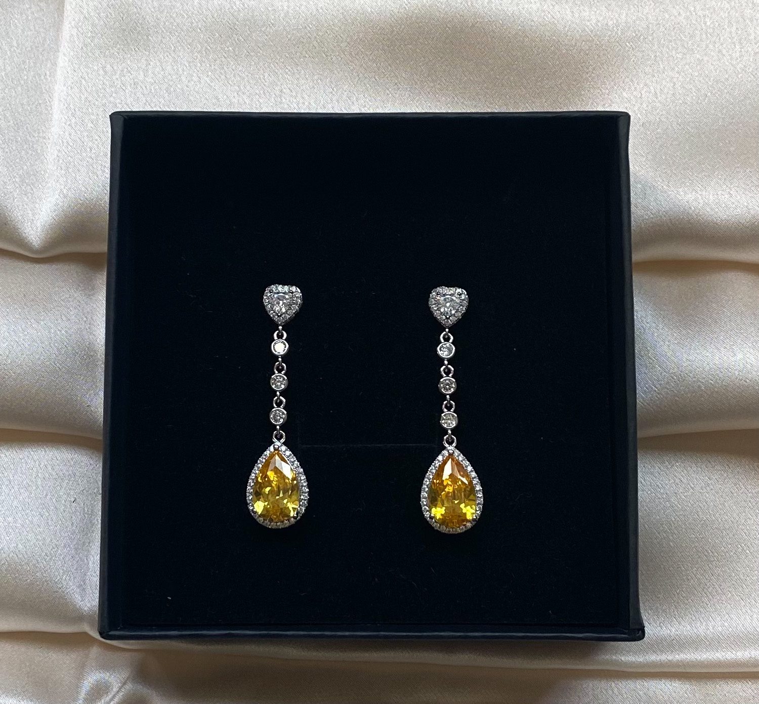 Teardrop Crystal Earrings